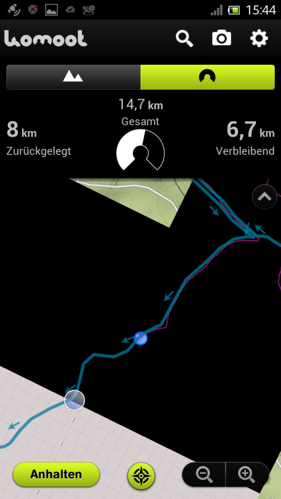 Komoot Wander-App im Test