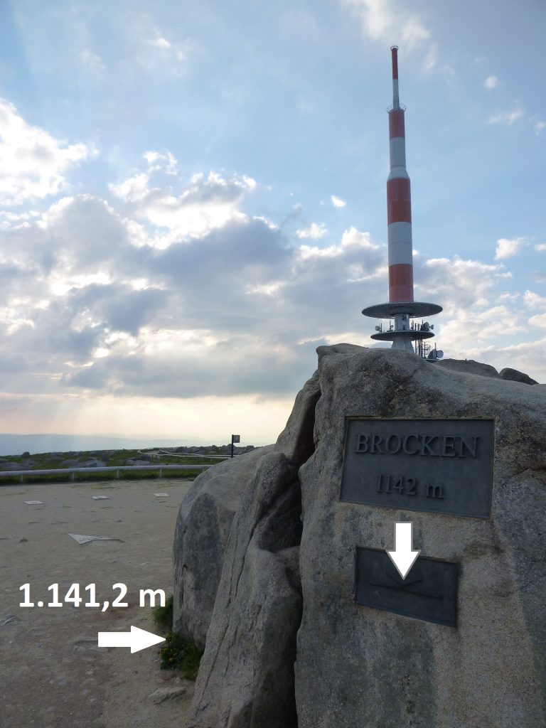 brocken wie hoch